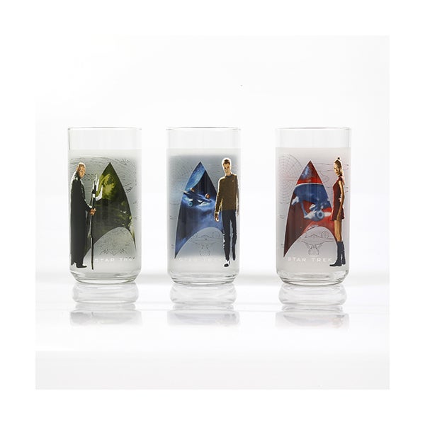 Glasses Set of 3 pieces Star Trek Glasses Set of 3 pieces Star Trek