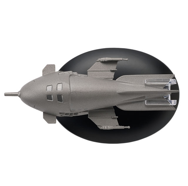 -#111 Deutsches Captain Proton Raketenschiff Star Trek Modell mit Magazin Eaglemoss