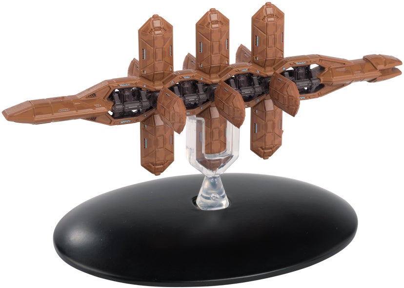 #168 English Suliban Cargo Raumschiff Modell mit Magazin  Eaglemoss