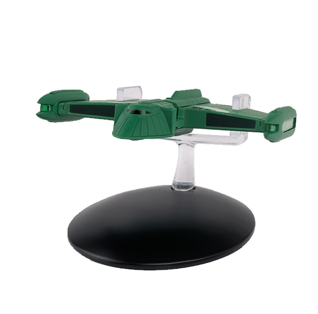 #090 Deutsches Romulanisches Aufklärungsschiff Star Trek Modell mit Magazin Eaglemoss