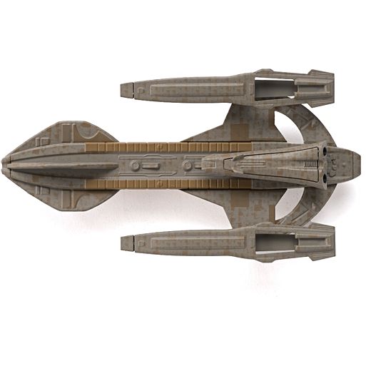 #165 englisches Karemma  Raumschiff Modell mit Magazin Eaglemoss