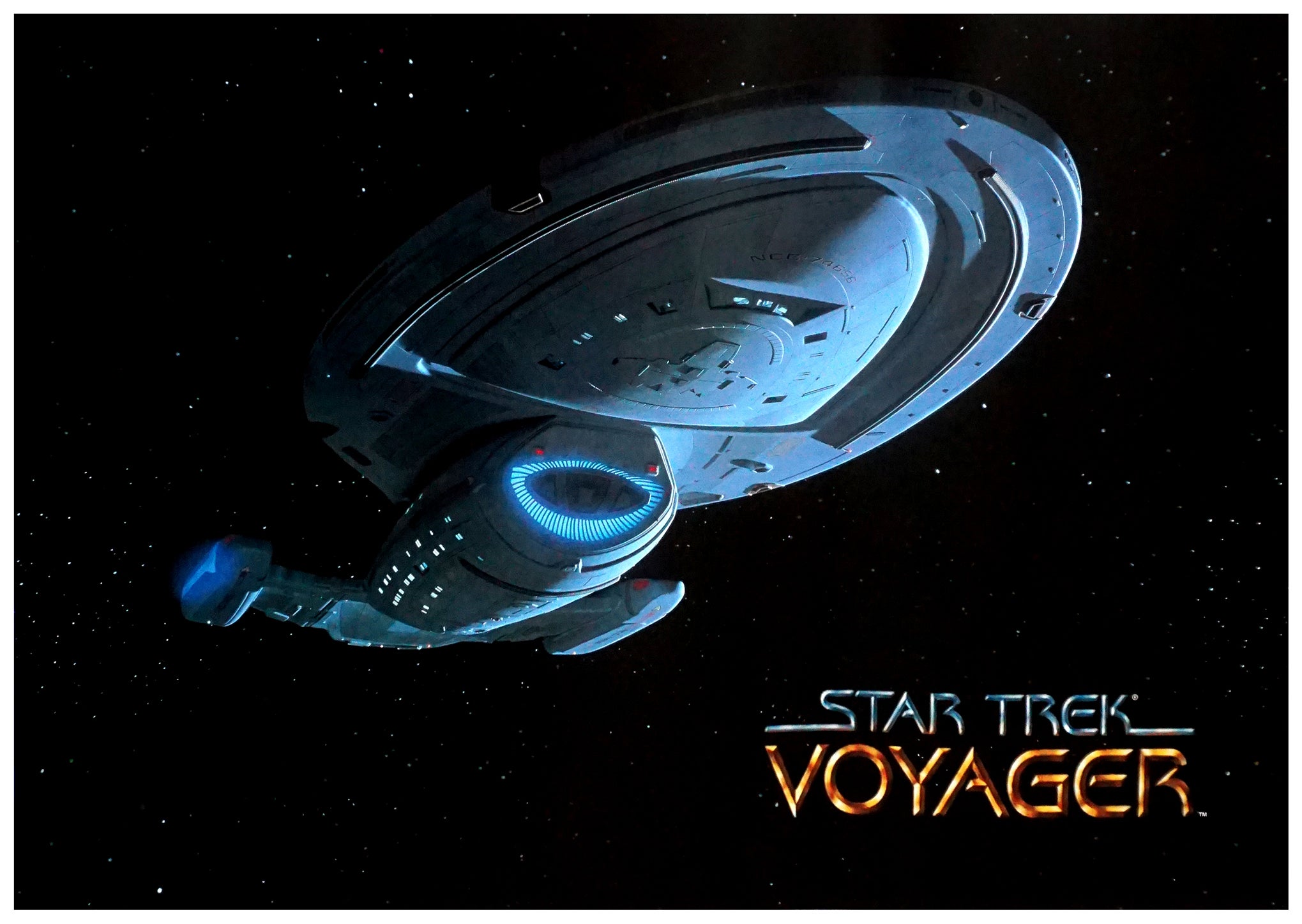 U.S.S. Voyager Poster Star Trek U.S.S. Voyager Poster Star Trek