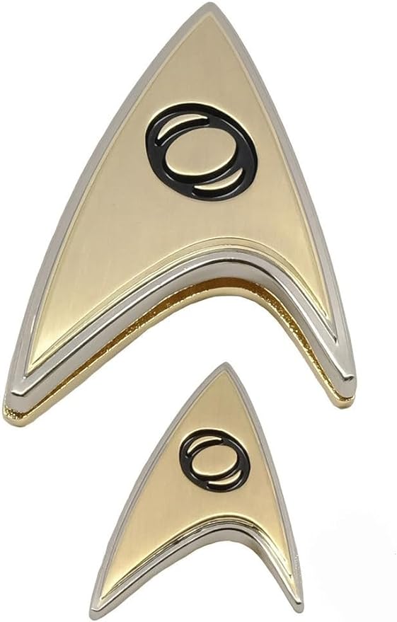 Science Logo Magnetische Abzeichen und mini Pin - Set Star Trek Strang New Worlds und Discovery Science Logo Magnetische Abzeichen und mini Pin - Set Star Trek Strang New Worlds und Discovery