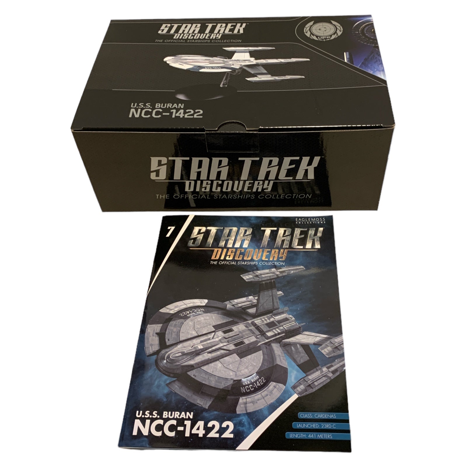 Discovery #07  U.S.S. Buran NCC-1422 Star Trek Discovery Raumschiff Modell Eaglemoss mit Magazin