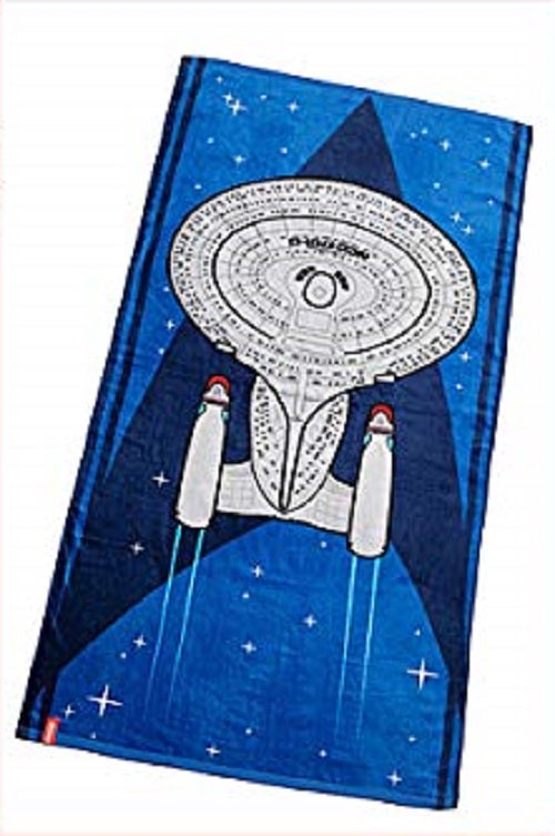 Badetuch "To boldly Go" Star Trek Enterprise 1701 Raumschiff