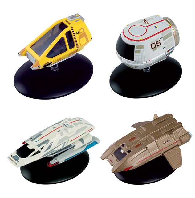 Shuttle Set #3 (Travel Pod, Type-11, Argo, Workbee) - Star Trek Starship Models Shuttle Set #3 (Travel Pod, Type-11, Argo, Workbee) - Star Trek Starship Models