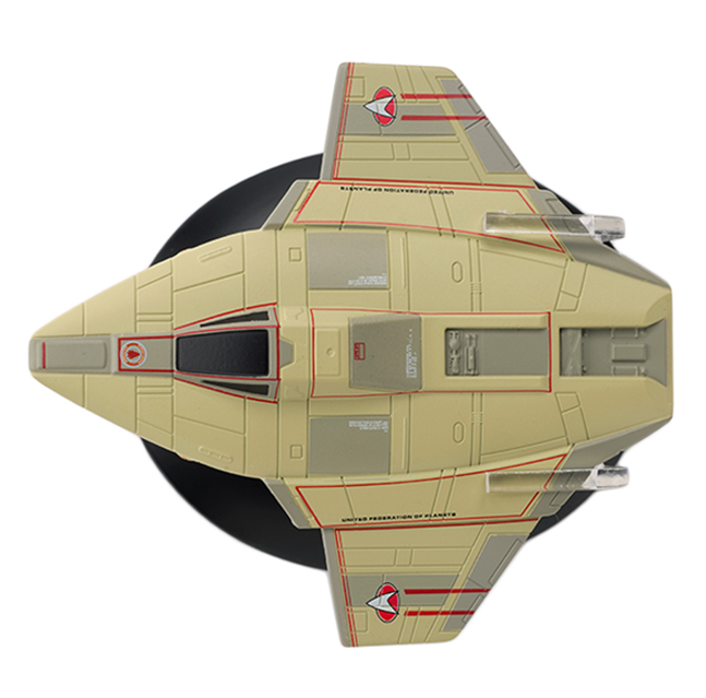 -#097  Akademie-Flugtrainer Star Trek Raumschiff Metall Modell Eaglemoss