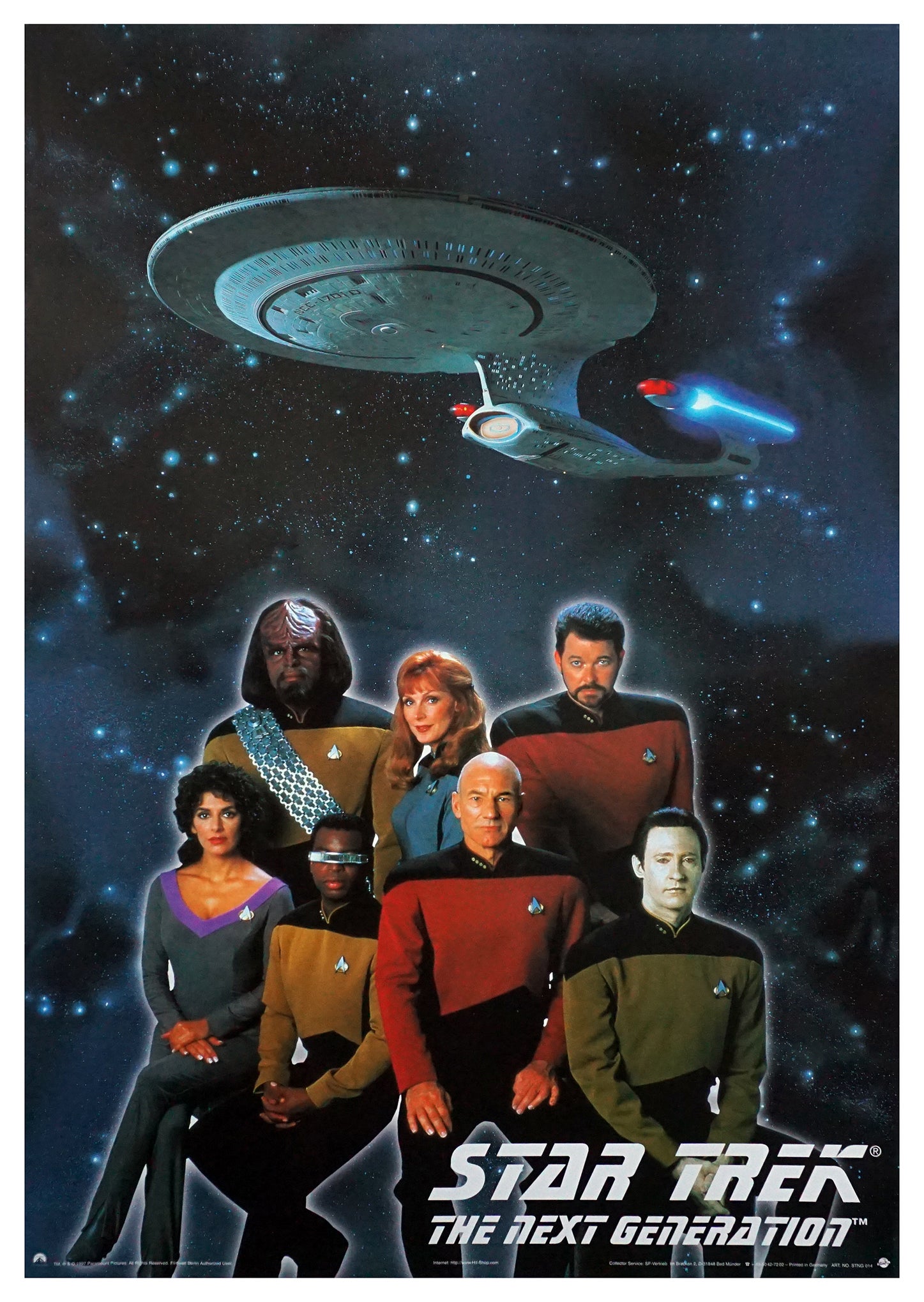 Next Generation Crew Poster Star Trek Next Generation Crew Poster Star Trek