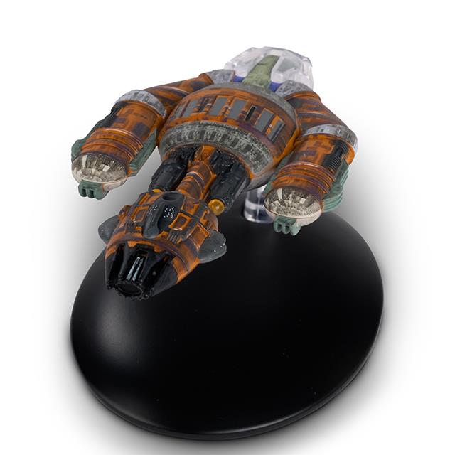 #149 englisches Krenim Warship Star Trek Raumschiff Modell mit Magazin Eaglemoss