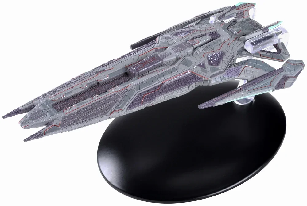 Online #08 Jem'Hadar Vanguard Carrier Star Trek Online starship model Eaglemoss no magazine