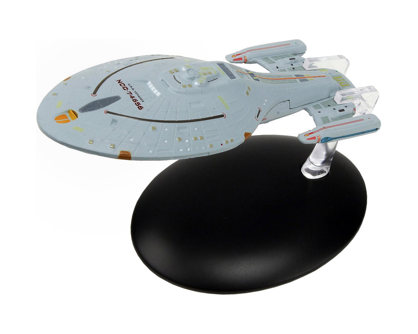 #006 U.S.S. Voyager NC-74656 mit deutschem Magazin #9 Eaglemoss Star Trek Raumschiff Modell #006 U.S.S. Voyager NC-74656 mit deutschem Magazin #9 Eaglemoss Star Trek Raumschiff Modell