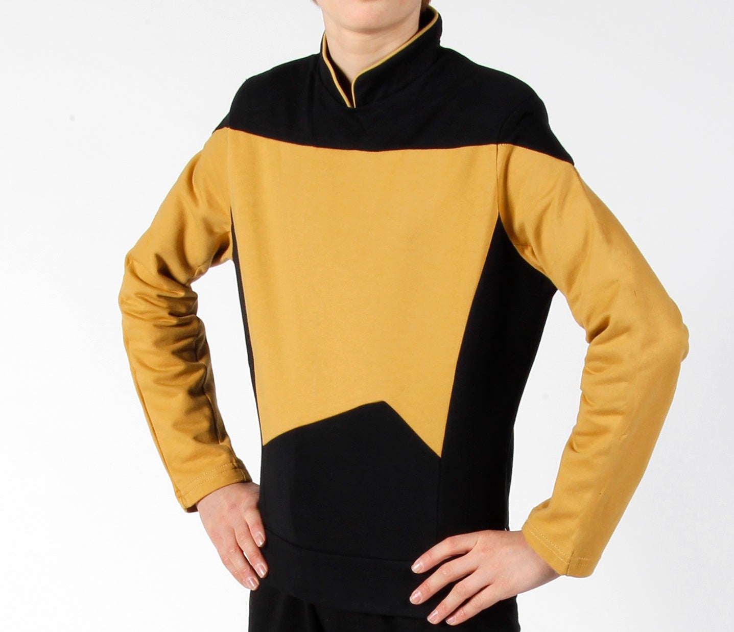 Star Trek Next Generation Uniform Shirt Science Gold M - Cotton Star Trek Next Generation Uniform Shirt Science Gold M - Cotton