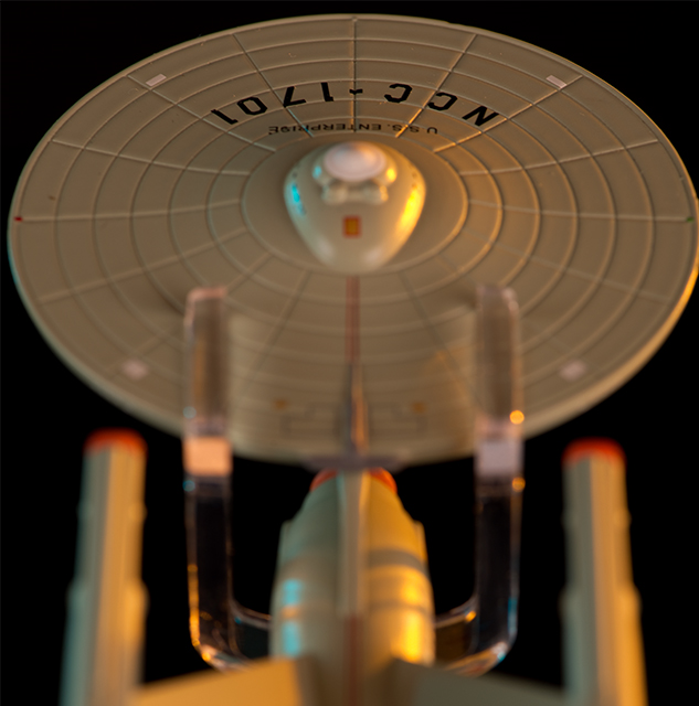 Bonus #08  U.S.S. Enterprise NCC-1701 Phase II Concept Sonderausgabe Star Trek Raumschiff Modell mit englischem Magazin Eaglemoss