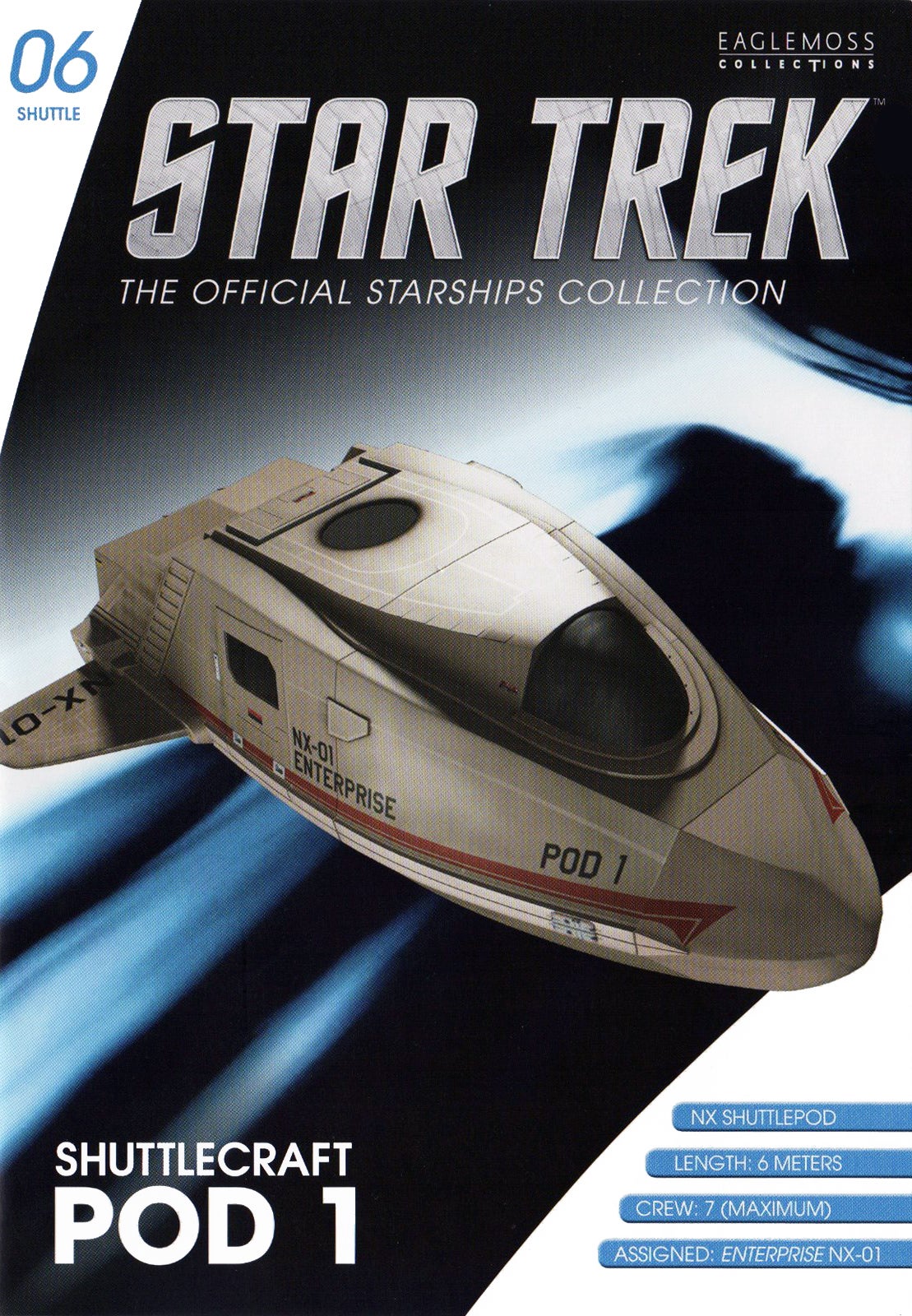 Shuttlepod Shuttlepod 1 NX-01 Eaglemoss Filmwelt Modell