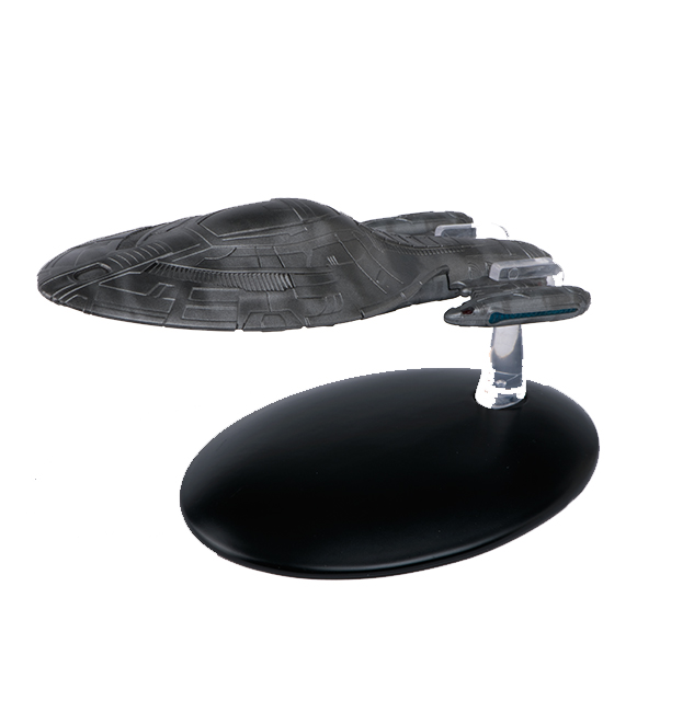 #048 englische Armored U.S.S. Voyager (2378) Raumschiff Modell mit Magazin Eaglemoss Star Trek