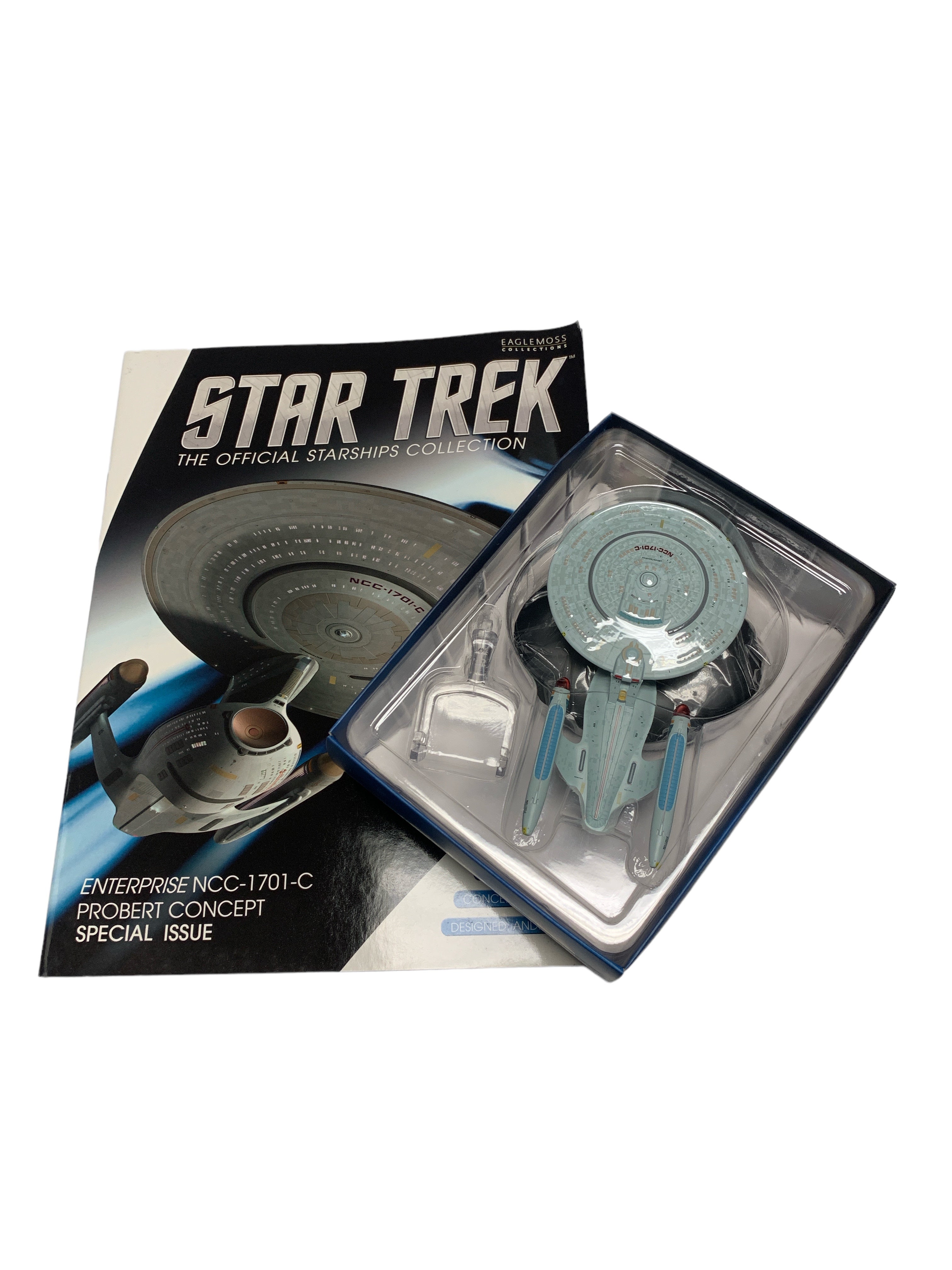 USS Enterprise NCC-1701-C Probert Concept Special Issue Star Trek starship model with english magazin Special Issue Eaglemoss USS Enterprise NCC-1701-C Probert Concept Special Issue Star Trek starship model with english magazin Special Issue Eaglemoss