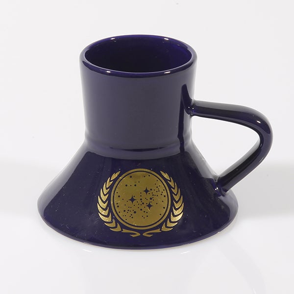 Warp Speed Mug UFP - United Federation of Planets blue - 24-Karat Star Trek Warp Speed Mug UFP - United Federation of Planets blue - 24-Karat Star Trek