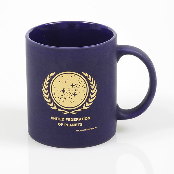 Mug Star Trek United Federation of Planets - matted limited gold edition Mug Star Trek United Federation of Planets - matted limited gold edition