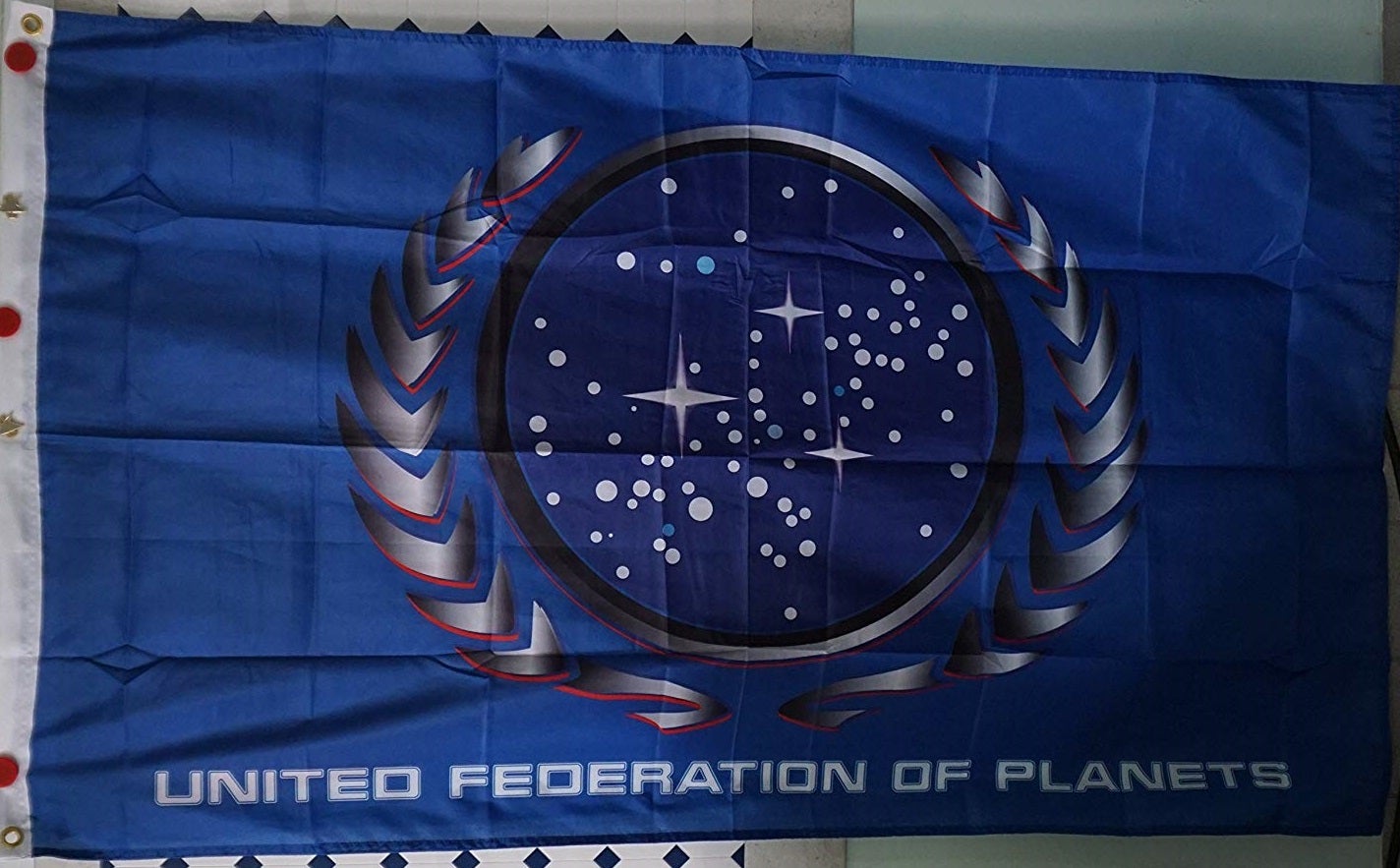 United Federation of Planets Fahne Flagge 90 x 150cm Star Trek United Federation of Planets Fahne Flagge 90 x 150cm Star Trek