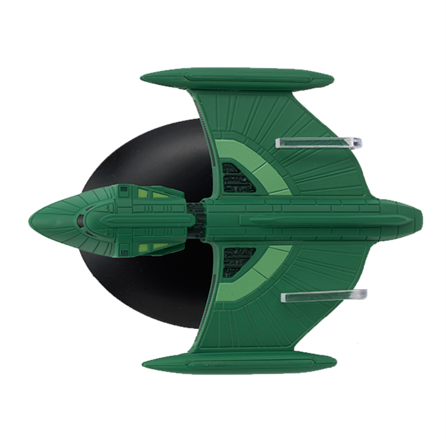 #090 Deutsches Romulanisches Aufklärungsschiff Star Trek Modell mit Magazin Eaglemoss