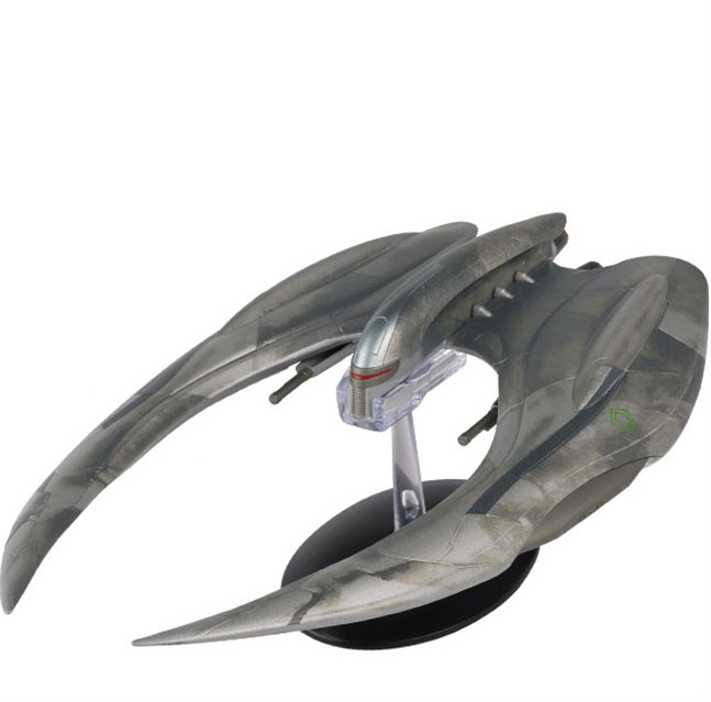 BSG #02. Cylon Raider Battlestar Galactica starship model with englisch magazin Eaglemoss BSG #02. Cylon Raider Battlestar Galactica starship model with englisch magazin Eaglemoss