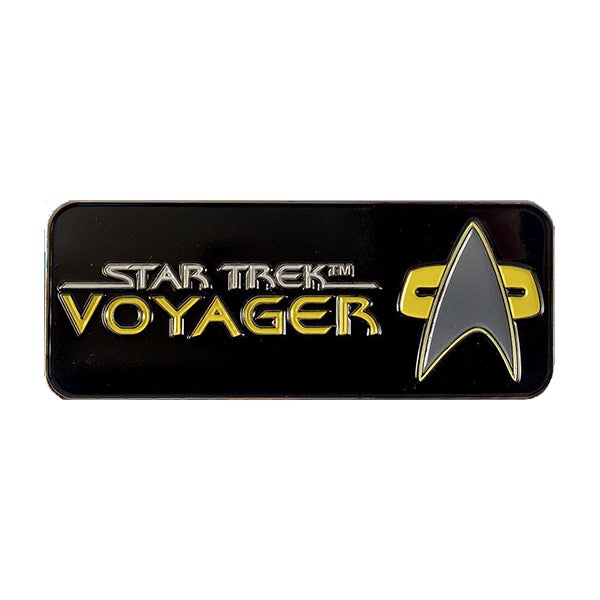 Voyager Logo Pin Star Trek official Collectors Edition