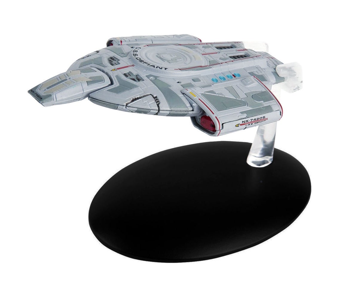 #009 Deutsche U.S.S. Defiant NX-74205 mit Magazin #7 Eaglemoss Star Trek Raumschiff Modell #009 Deutsche U.S.S. Defiant NX-74205 mit Magazin #7 Eaglemoss Star Trek Raumschiff Modell