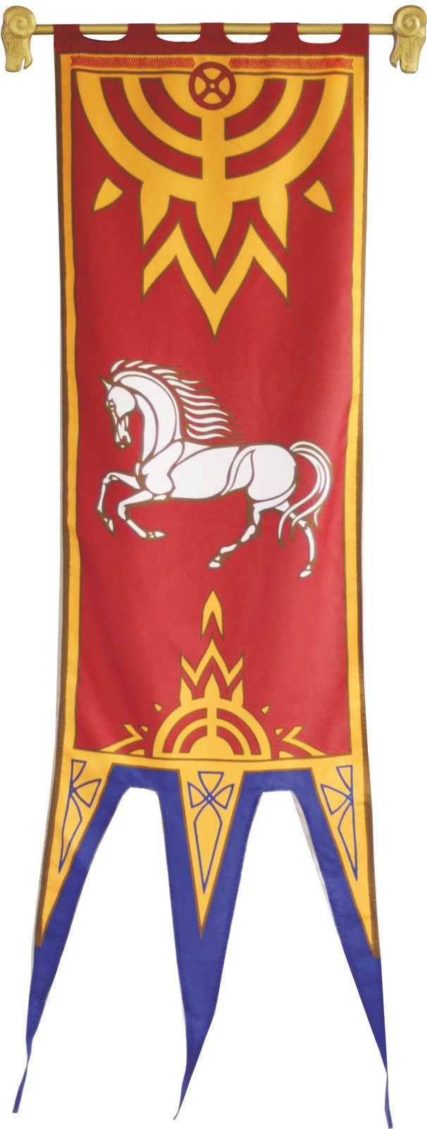 Banner von ROHAN IV Herr Der Ringe Flagge Replica Fahne ca 196 cm neu Banner von ROHAN IV Herr Der Ringe Flagge Replica Fahne ca 196 cm neu