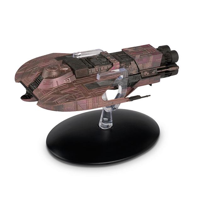 - #143 deutsches  Merchantman Star Trek Raumschiff Modell mit Magazin Eaglemoss