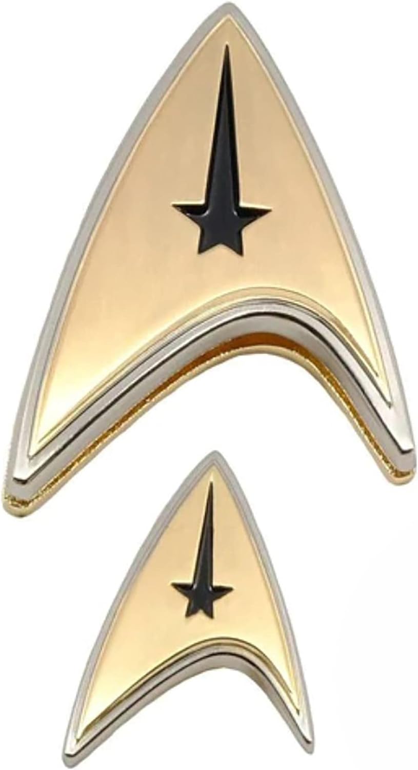 Command Logo Magnetische Abzeichen und mini Pin - Set Star Trek Strang New Worlds und Discovery Command Logo Magnetische Abzeichen und mini Pin - Set Star Trek Strang New Worlds und Discovery