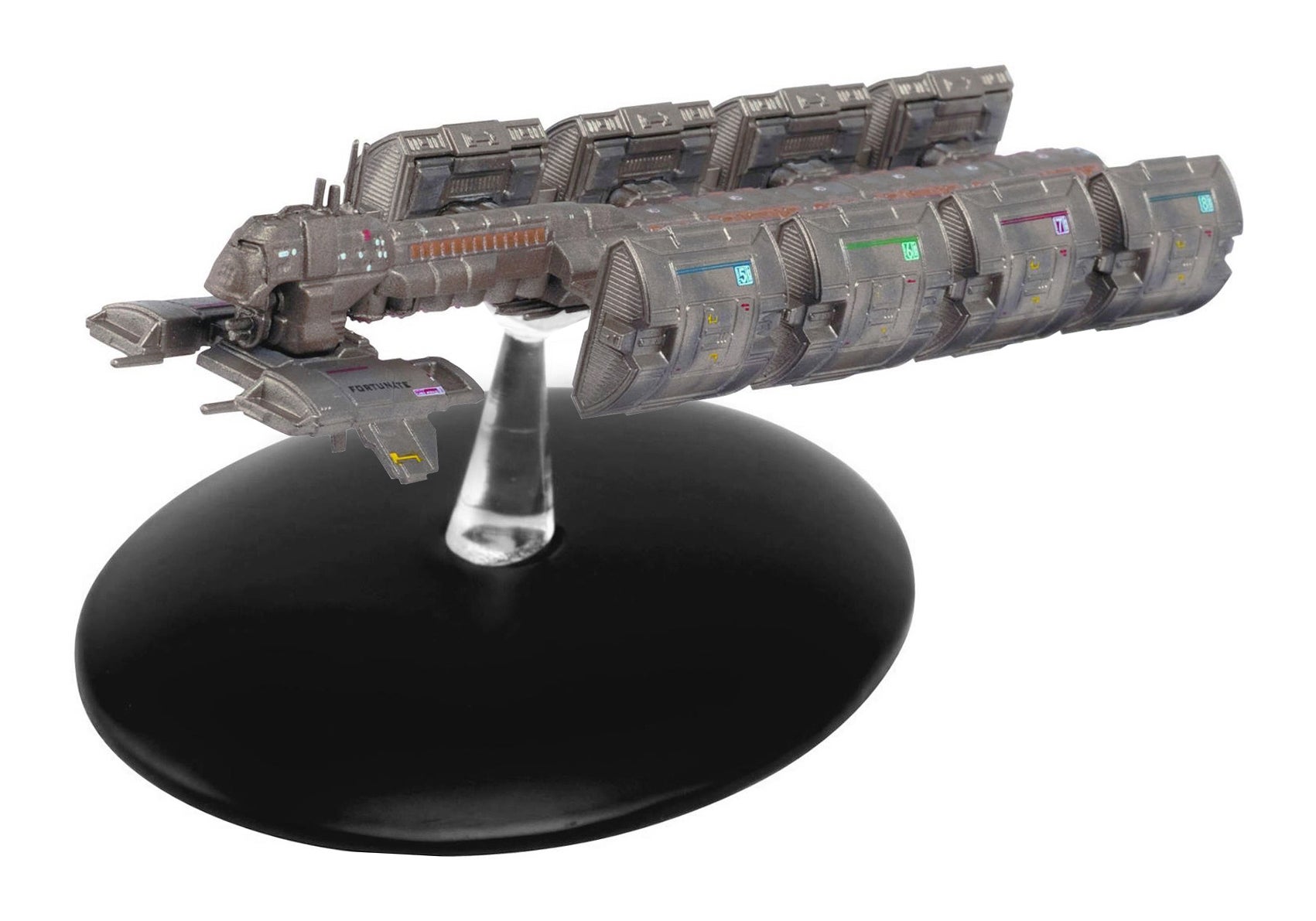 ECS Fortunate Raumschiff Modell mit englischem Magazin #49 Eaglemoss Star Trek