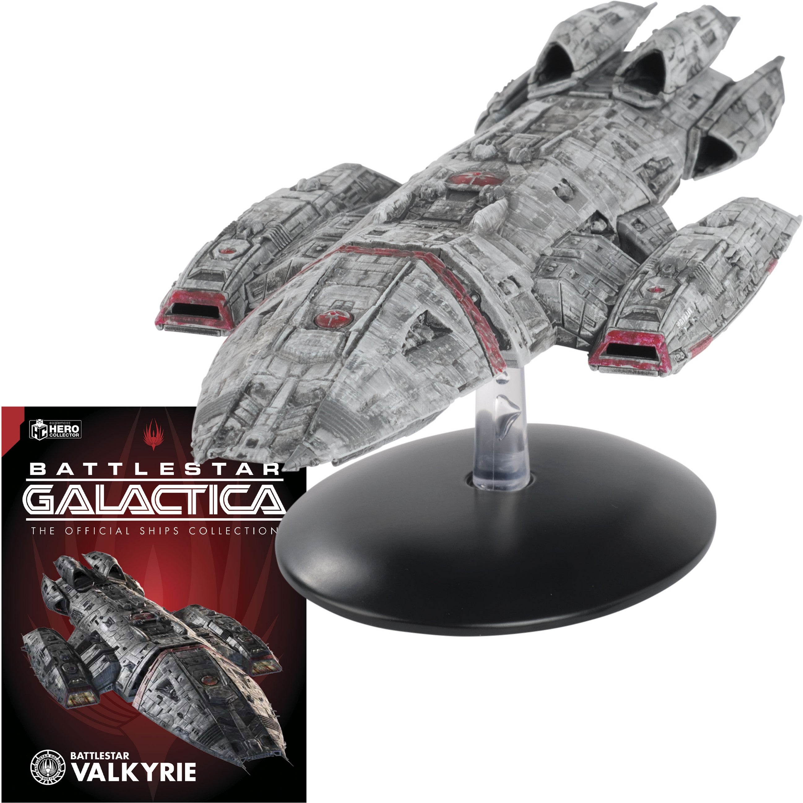 Battlestar Kampfstern Galactica Valkyrie Raumschiff Modell mit englischem Magazin #17 Eaglemoss Battlestar Kampfstern Galactica Valkyrie Raumschiff Modell mit englischem Magazin #17 Eaglemoss