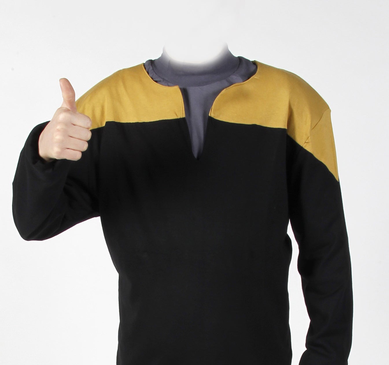 Voyager Uniform Shirt - Engineering Gold L - Baumwolle - Star Trek Voyager Uniform Shirt - Engineering Gold L - Baumwolle - Star Trek