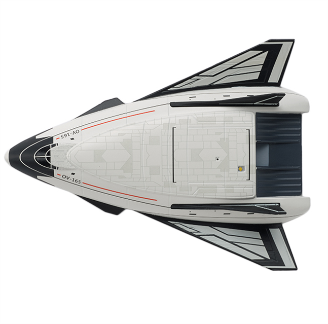 #128 deutsch OV-165 Star Trek Raumschiff Modell mit Magazin Eaglemoss