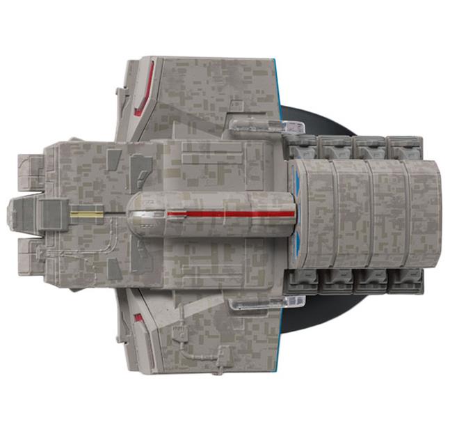 - #135 Deutsche Dala's 'Delta Flyer' Star Trek Raumschiff Modell mit Magazin Eaglemoss