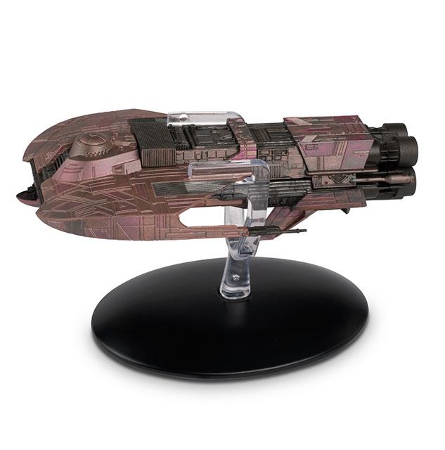 - #143 deutsches  Merchantman Star Trek Raumschiff Modell mit Magazin Eaglemoss