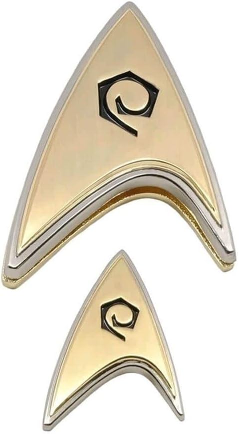 Operations - Engeneering Logo Magnetische Abzeichen und mini Pin - Set Star Trek Strang New Worlds und Discovery QMX Operations - Engeneering Logo Magnetische Abzeichen und mini Pin - Set Star Trek Strang New Worlds und Discovery QMX