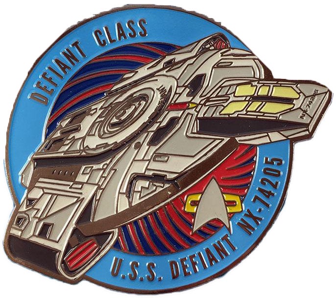 U.S.S. Defiant NX-74205 Sammler Pin Star Trek official Collectors Edition