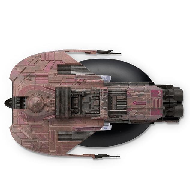 - #143 deutsches  Merchantman Star Trek Raumschiff Modell mit Magazin Eaglemoss