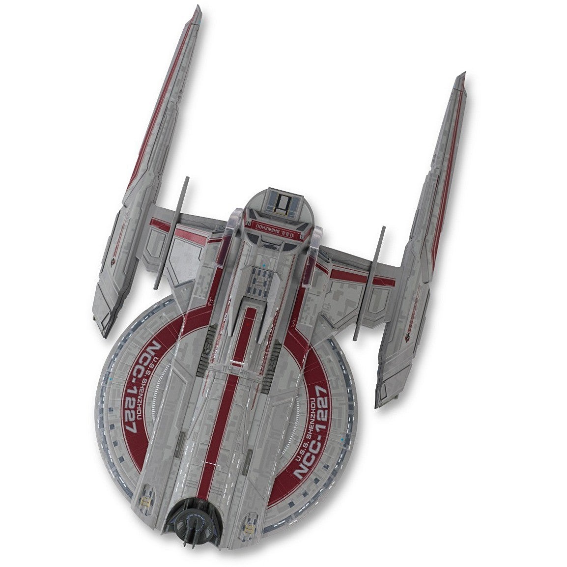 thumbnail image 2 of Eaglemoss Star Trek: Discovery USS Shenzhou NCC-1227 Die-Cast Model Ship With Collector Magazine 2 of 10
