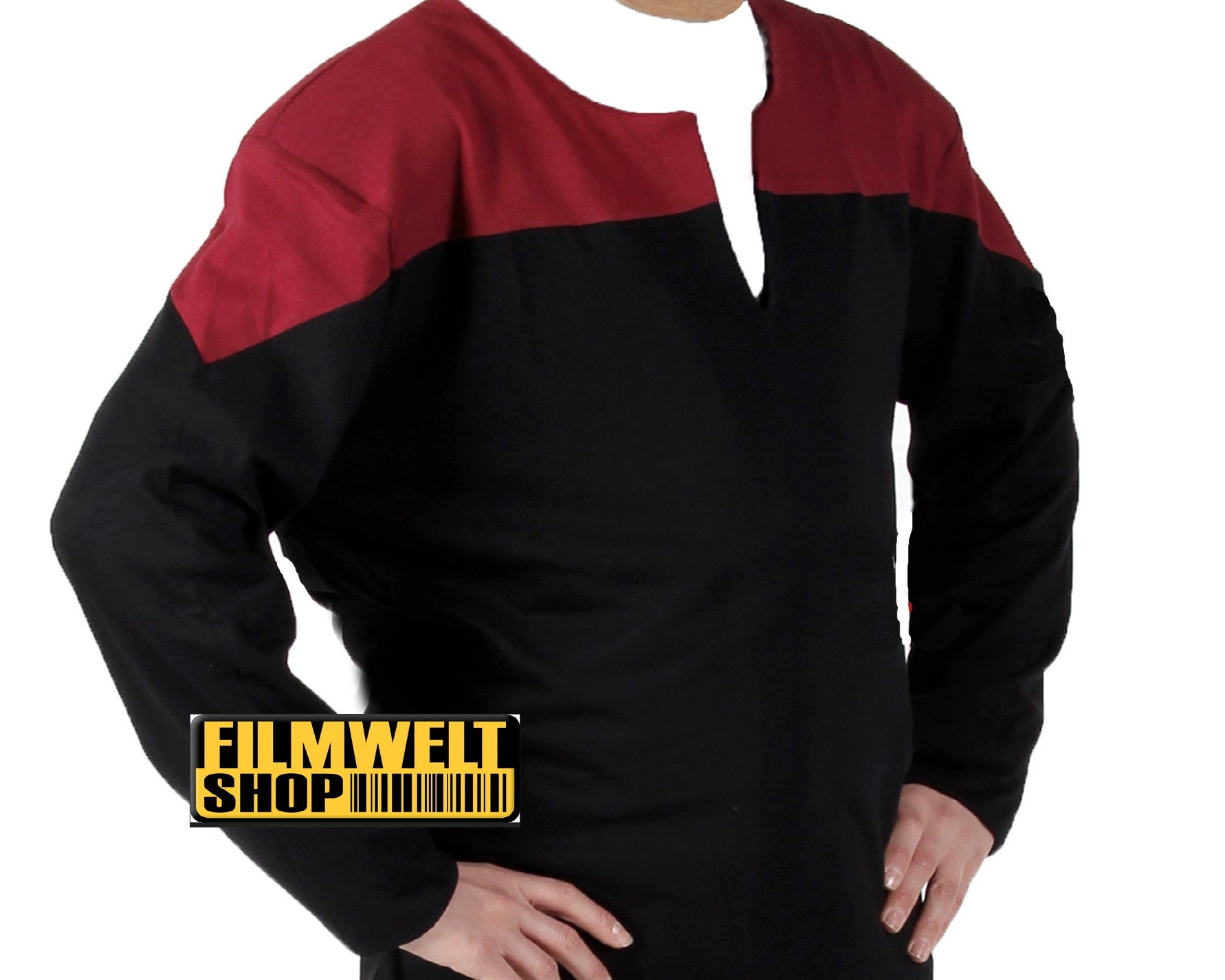 Voyager Uniform Shirt Deluxe - Rot X-Large - Star Trek Voyager Uniform Shirt Deluxe - Rot X-Large - Star Trek