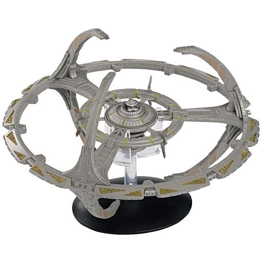 Deep Space Nine Space Station Model approx. 20 cm Star Trek starship model with english magazine Deep Space Nine Space Station Model approx. 20 cm Star Trek starship model with english magazine