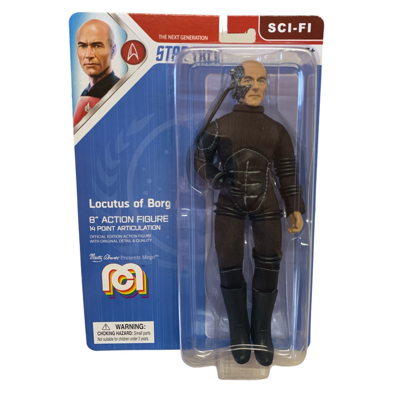Locutus of Borg Picard Star Trek Action Figure 20 cm MEGO Locutus of Borg Picard Star Trek Action Figure 20 cm MEGO