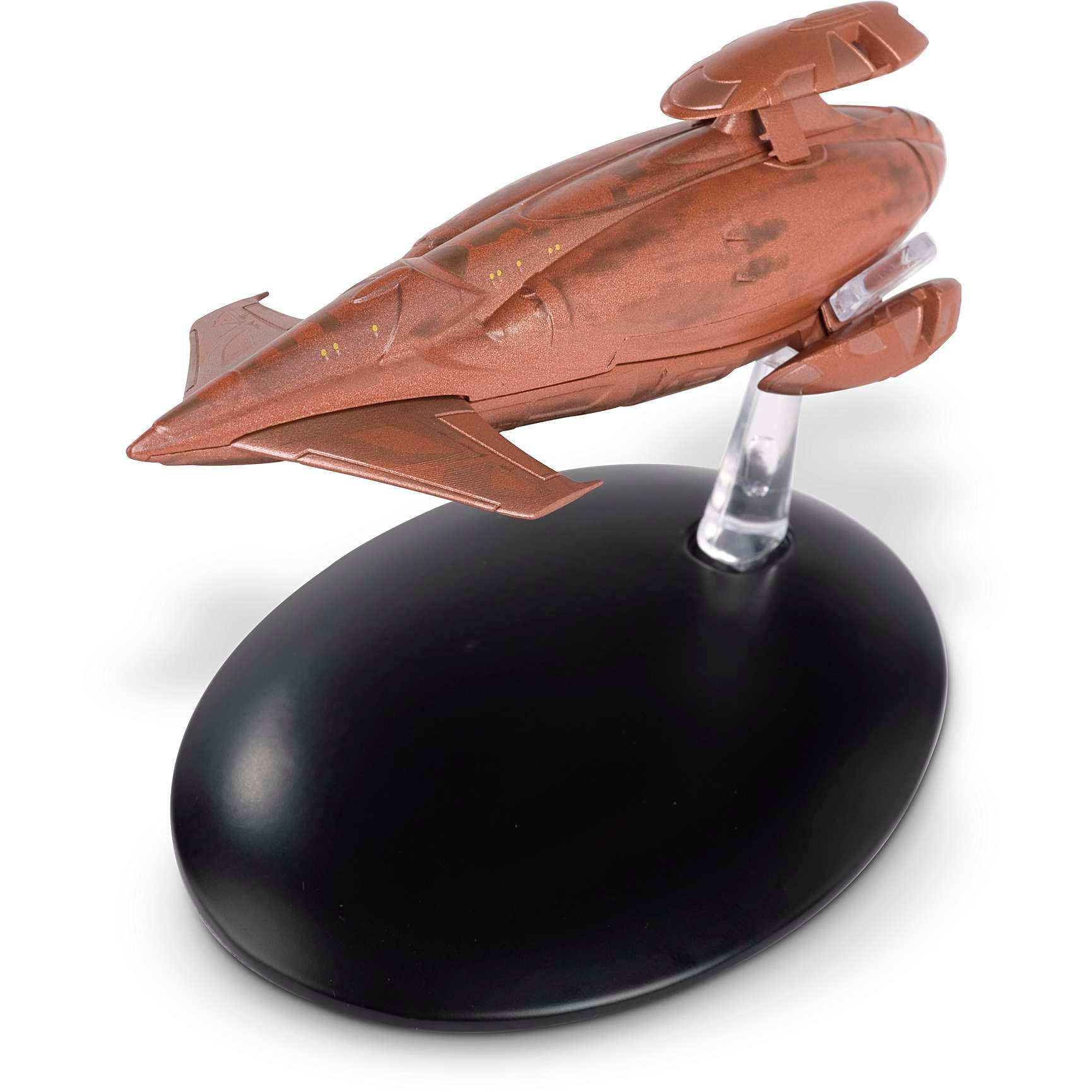 - #155 Deutsche Vulkanisches Forschungsschiff D'Vahl Star Trek Raumschiff Modell mit Magazin Eaglemoss