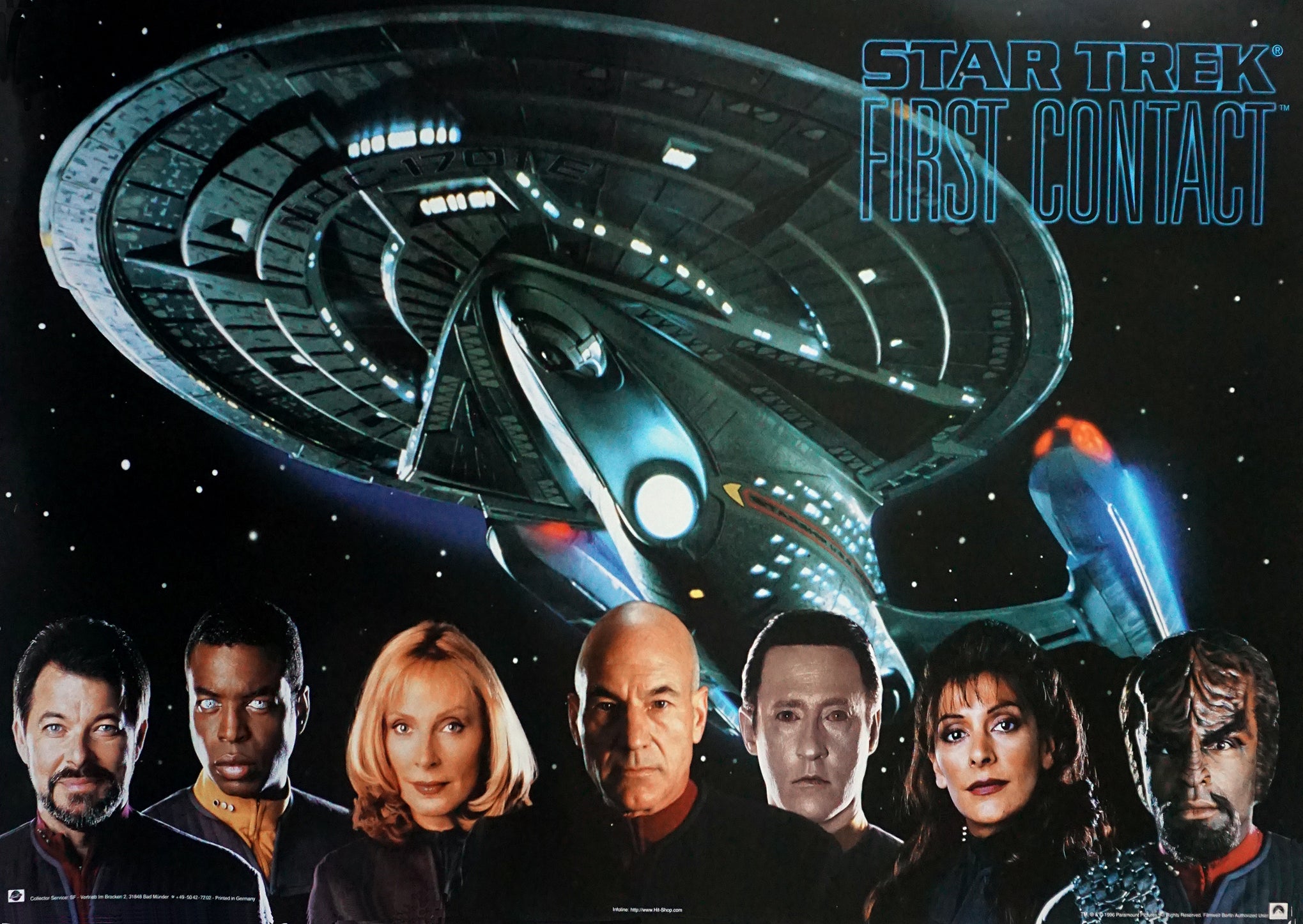 First Contact Crew - Poster Star Trek First Contact Crew - Poster Star Trek