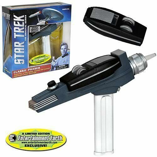 Classic Phaser mit weißem Griff Star Trek original Replica Art Asylum Diamond EEC Exclusive