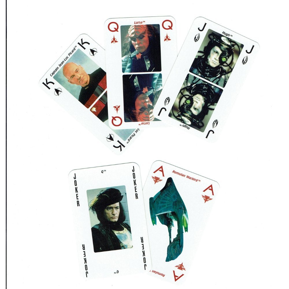 Playing cards Rommé (2 x 55 cards) Star Trek Playing cards Rommé (2 x 55 cards) Star Trek