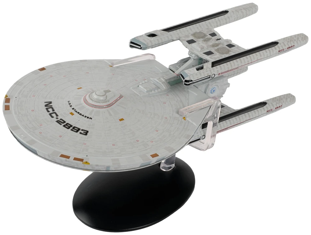 XL # 33 USS Stargazer NCC-2893 Eaglemoss Star Trek Raumschiff Model 23 cm XL  Rarität not released