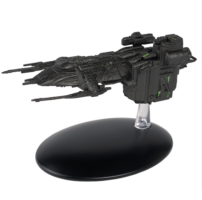 - #099 englische Arctic One (assimiliert) Raumschiff Modell mit Magazin Star Trek Eaglemoss