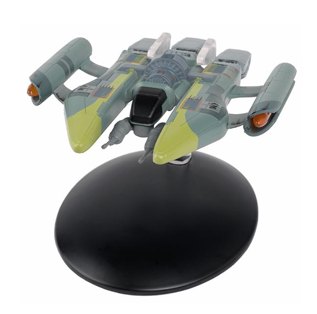 00?  Vaadwaur Assault Fighter Star Trek Raumschiff Modell mit englischem Magazin #139 Eaglemoss